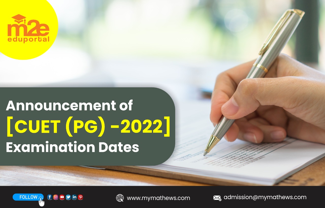 Announcement Of Cuet Pg 2022 Examination Dates 6008